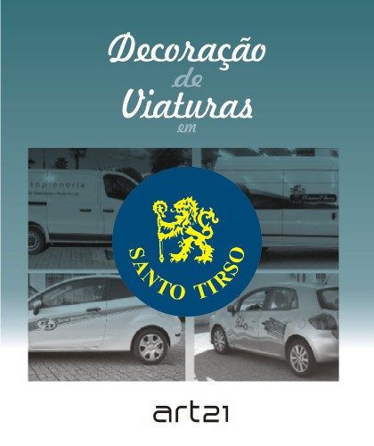 Decoração de viaturas com vinil autocolante em santo Tirso